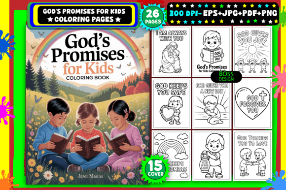 Download God's Promises for Kids Coloring Pages - Premium Resources