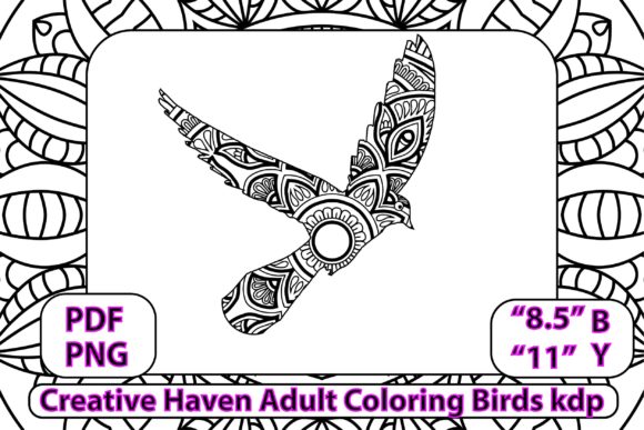 Download Creative Haven Adult Coloring Birds - 1 - Premium Resources