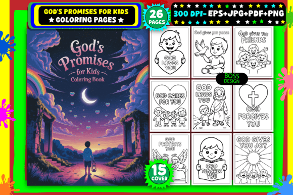 Download God's Promises for Kids Coloring Pages - Premium Resources